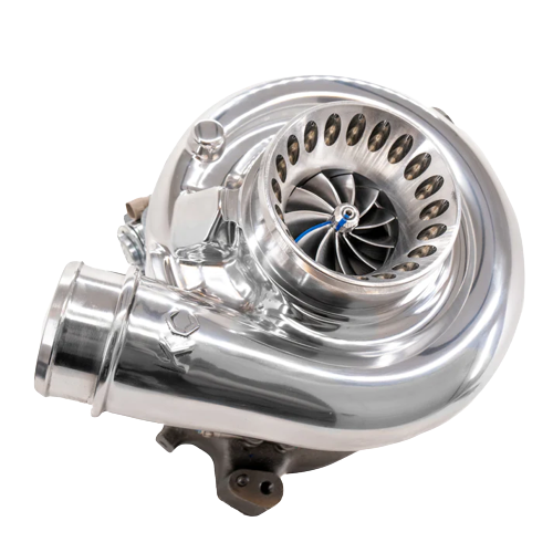 Polished KC Jetfire S3r Gen 2 Dual Ball Bearing Turbo for 6.0 POWERSTROKE (2003-2007)